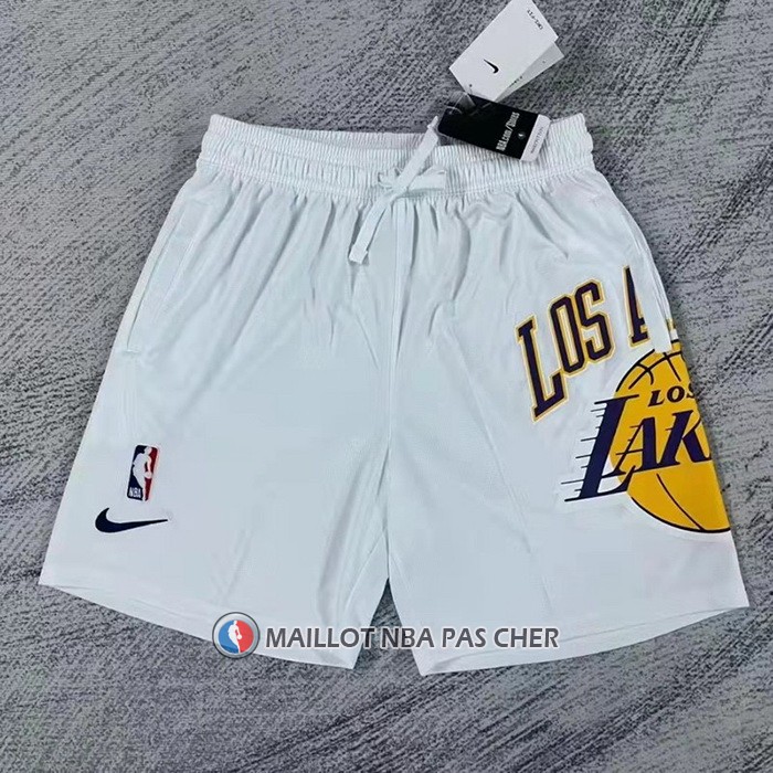 Short Los Angeles Lakers Big Logo Just Don Blanc